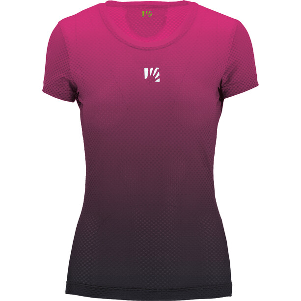 Karpos Verve Mesh T-paita Naiset, vaaleanpunainen/harmaa