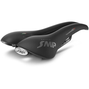 Selle SMP Well M1 Saddle with Carbon Rails, negro negro