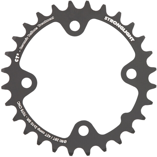 STRONGLIGHT CT² Chainring 26T 10-speed Inner 4-Bolt 80BCD for SRAM