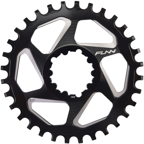 FUNN Solo DX Narrow Wide Corona 34T 10/11-speed 6mm Offset DM for SRAM, nero