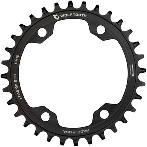 Wolf Tooth Chainring 32T 12-speed 4-Bolt 96BCD black