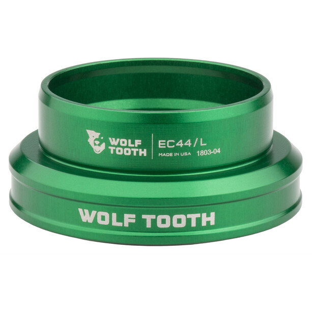 Wolf Tooth Premium Nedre styrlager 1,5" EC44 grön