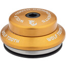 Wolf Tooth Premium Bovenste balhoofd 1 1/8" IS42 7mm, goud