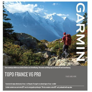 Garmin TOPO Mapa topograficzna cała Francja + DROM-COM v6 