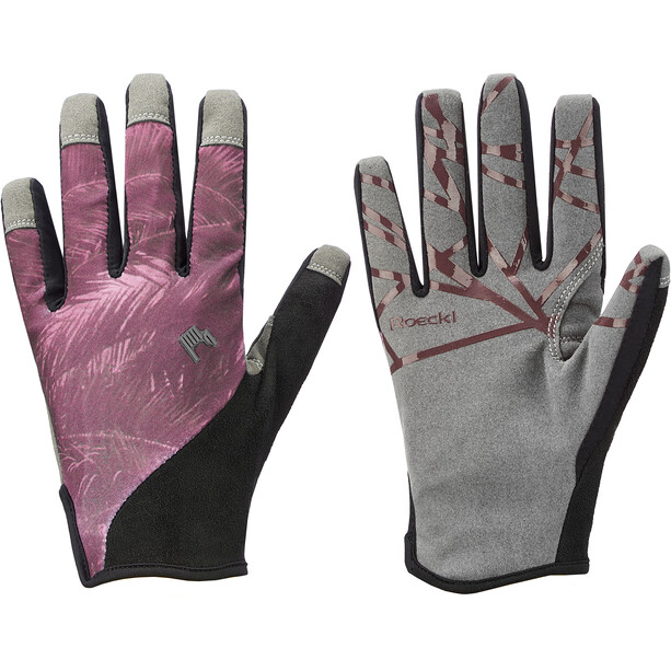 Roeckl Moleno Handschoenen, violet/zwart