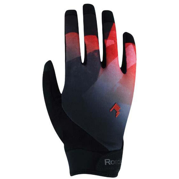 Roeckl Montan Handschoenen, zwart/rood
