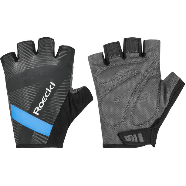 Roeckl Busano Gloves black shadow/ibiza blue