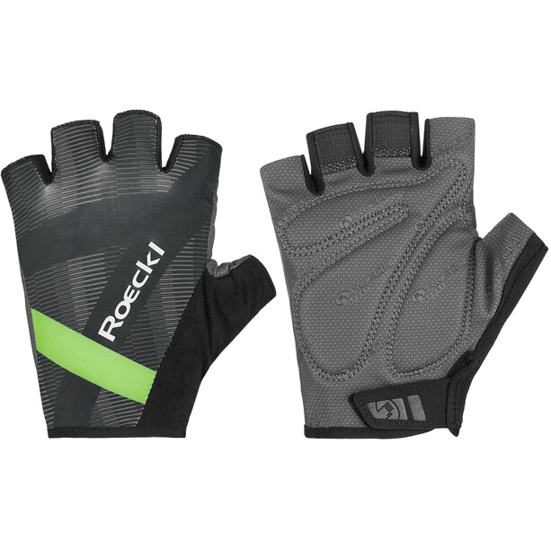 Roeckl Busano Gloves black shadow/kiwi