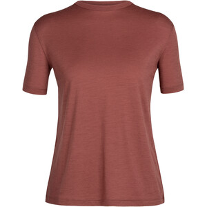 Icebreaker Granary T-shirt à manches courtes Femme, marron marron