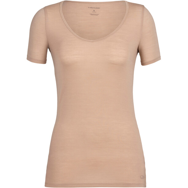 Icebreaker Siren T-shirt Femme, beige