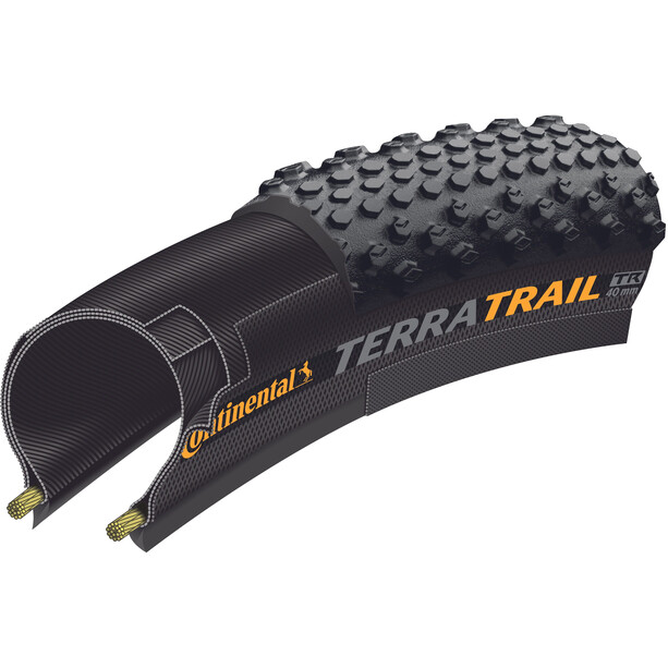 Continental Terra Trail ProTection Neumático plegable 700x40C TLR, negro/beige