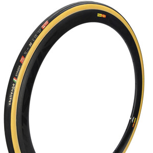 Challenge Strada Neumático tubular 700x30C, negro/beige negro/beige