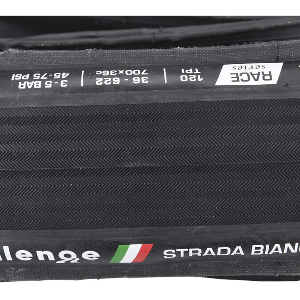 Challenge Strada Bianca Pneu pliable 700x36C, noir