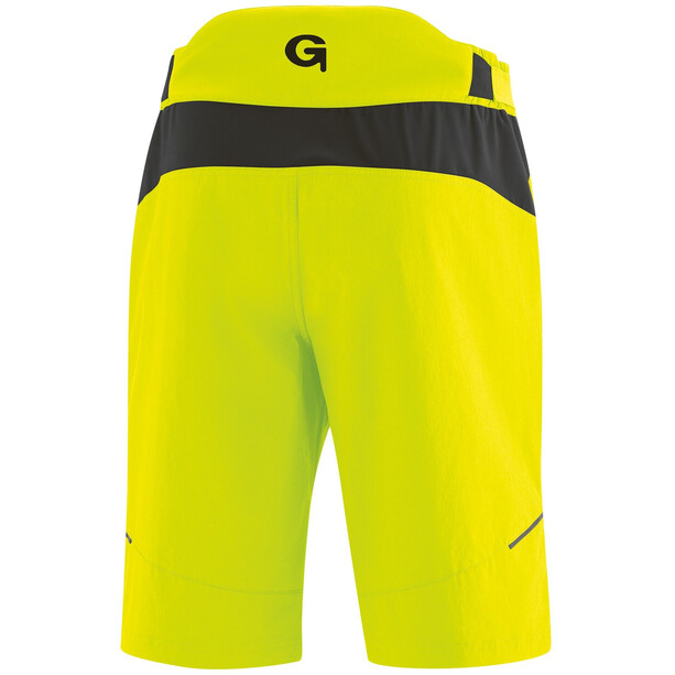 Gonso Orco Shorts Ciclismo Hombre, amarillo