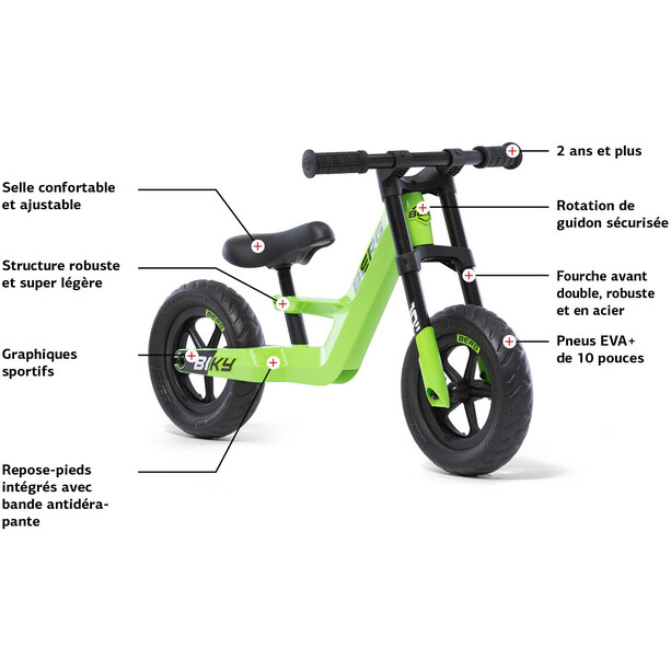 BERG TOYS Biky Mini Lernlaufrad Kinder grün