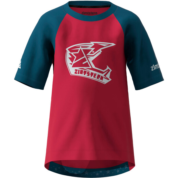 Zimtstern PureFlowz T-shirt à manches courtes Enfant, rouge/bleu