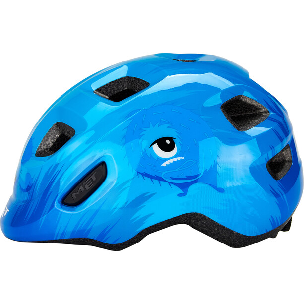 MET Hooray Helmet Kids blue monsters/glossy