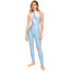Roxy 1.5 Popsurf Long Jane Front Half-Zip Suit Damen blau/weiß