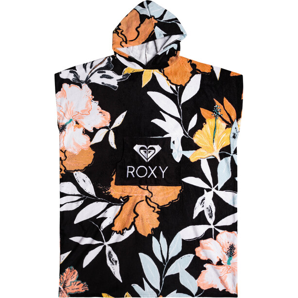 Roxy Stay Magical Printed Handtuch-Poncho Damen schwarz