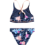 Roxy Sporty Crop Top Bikini Set Mädchen blau/bunt