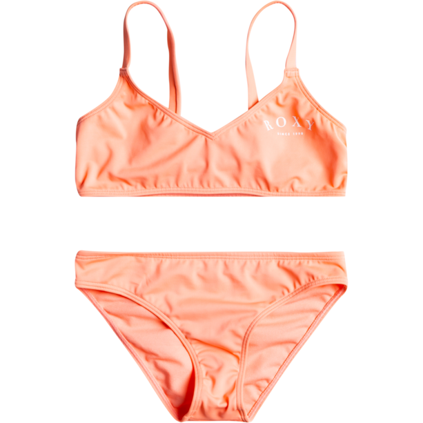 Roxy Just Good Vibes Athletic Bikini Set Mädchen orange