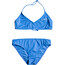 Roxy Just Good Vibes Tri Bra Bikini Set Dziewczynki, niebieski