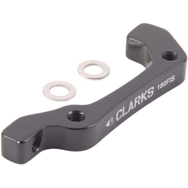 Clarks Adapter für Scheibenbremssattel PM/IS Vorne 180mm schwarz