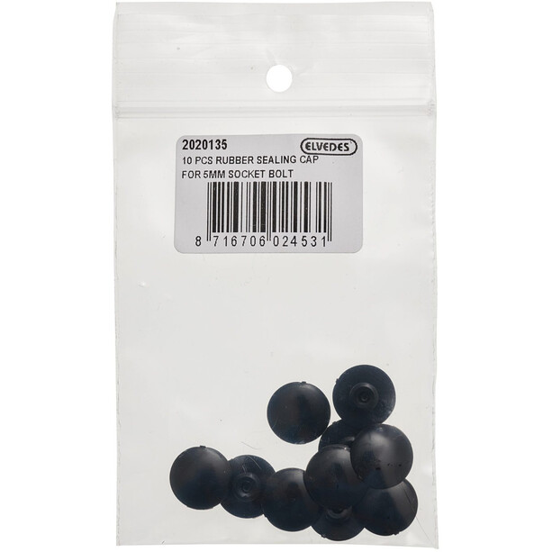 ELVEDES Rubber Caps for 5mm Bolts 10 Pieces
