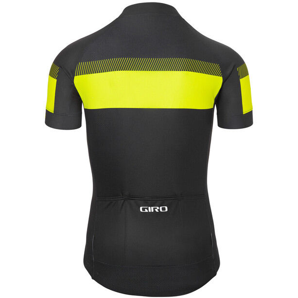 Giro Chrono Sport Koszulka rowerowa z zamkiem błyskawicznym Mężczyźni, czarny/żółty