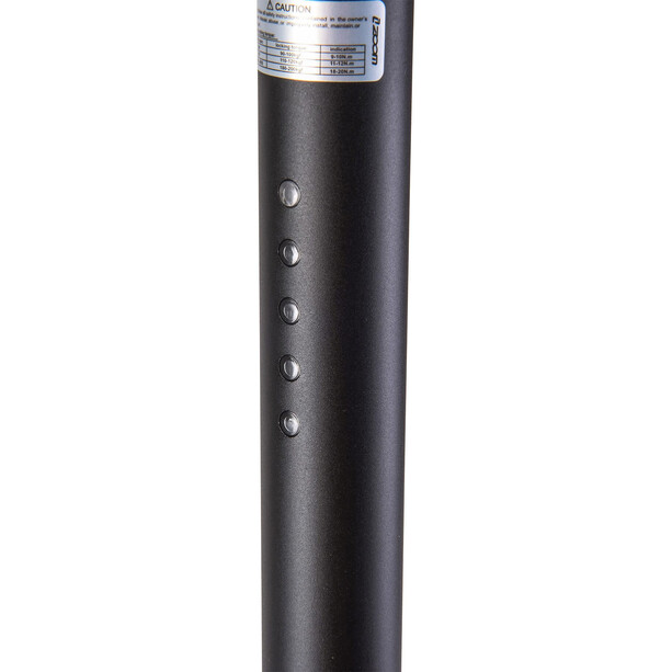 LIGHTSKIN HA302 Zadelpen met geïntegreerd licht Ø30,9mm, zwart