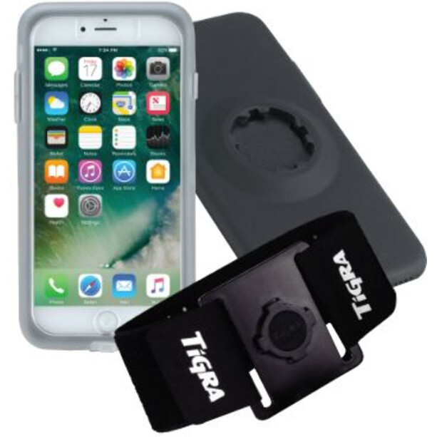 TIGRA SPORT Fitclic Sportarmband-Kit für iPhone 7/8 Plus schwarz