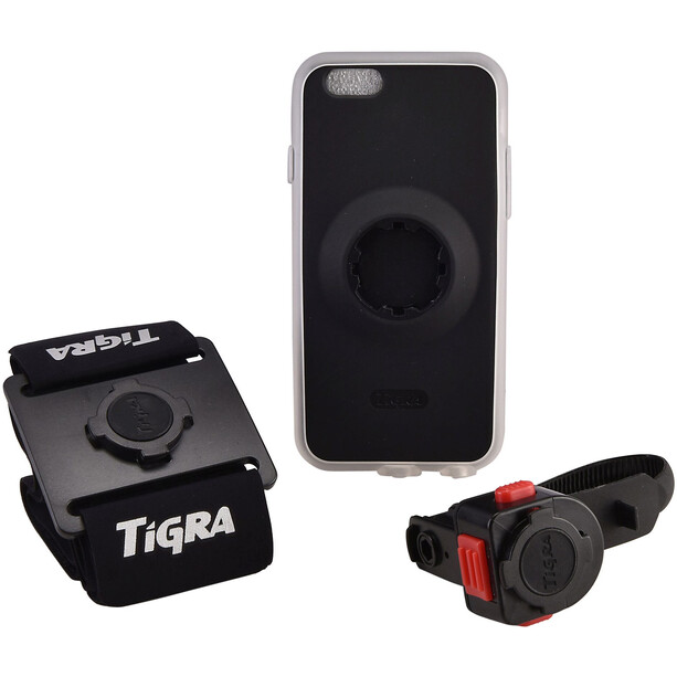 TIGRA SPORT Fitclic 2 Running Kit voor iPhone 6/6S, zwart