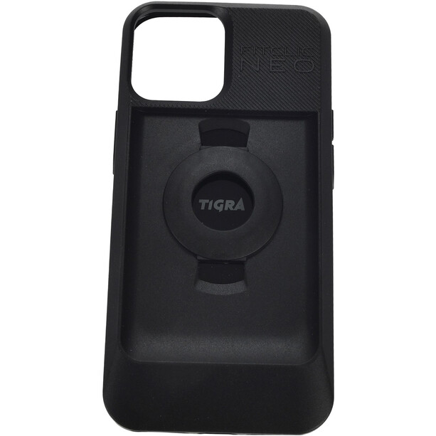 TIGRA SPORT Fitclic Neo Carcasa Smartphone para iPhone 12 Pro Max, negro