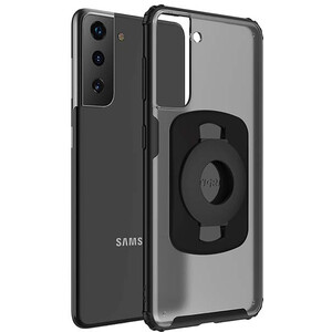 TIGRA SPORT FitClic Neo Smartphone Case for Samsung Galaxy S21, musta musta