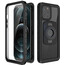 TIGRA SPORT FitClic Neo Wasserdichte Smartphone-Hülle für iPhone 12 Pro schwarz