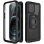 TIGRA SPORT FitClic Neo Wasserdichte Smartphone-Hülle für iPhone 12 Pro Max schwarz