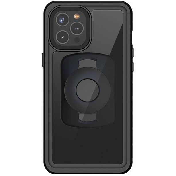 TIGRA SPORT FitClic Neo Carcasa Impermeable Smartphone para iPhone 12 Pro Max, negro