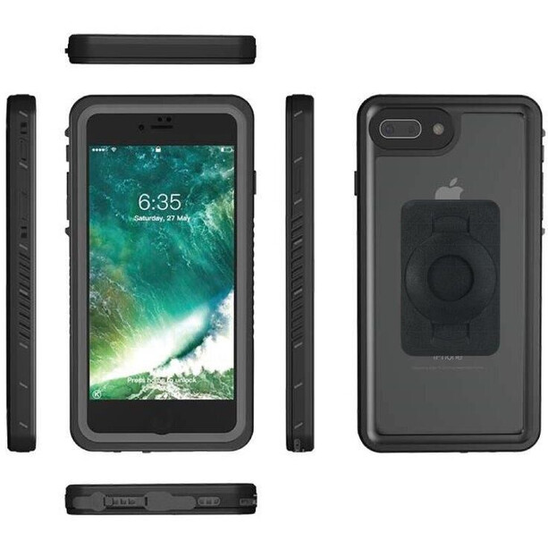 TIGRA SPORT Fitclic Neo Etanche Smartphone Hülle für iPhone 6+/6S+/7+/8+ schwarz
