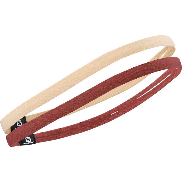 Salomon Cross Hairways Bands 2 Pieces Women apricot ice/earth red/black