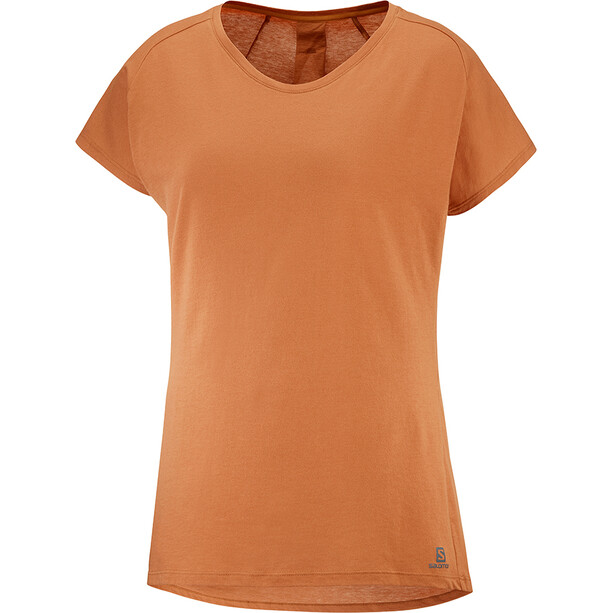 Salomon Essential Shaped SS Shirt Women, naranja
