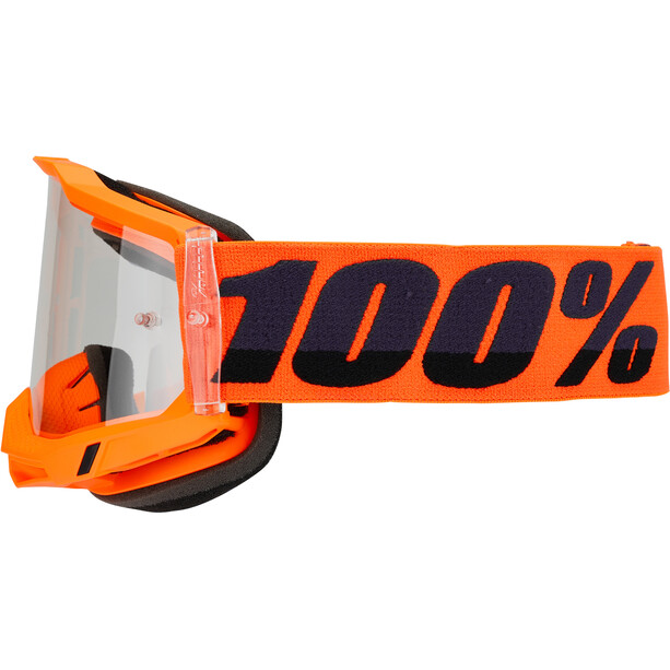 100% Accuri 2 Lunettes de protection transparentes, orange