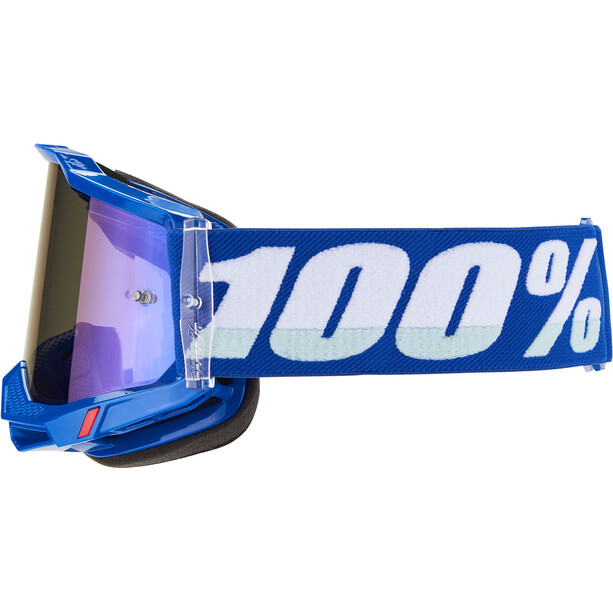 100% Accuri 2 Lunettes de protection verres miroir, bleu
