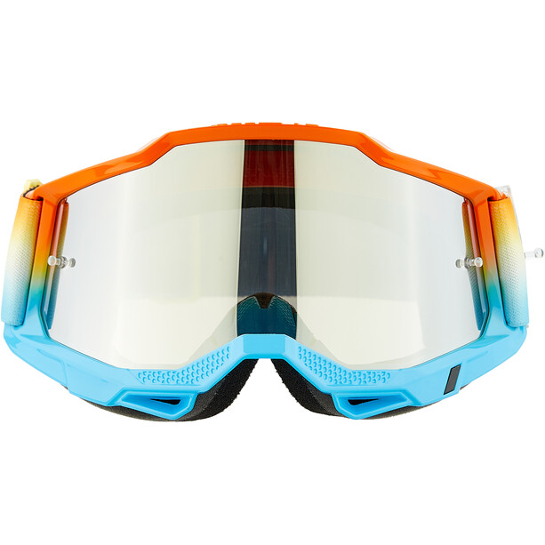 100% Accuri 2 Verspiegelte Goggles blau/orange