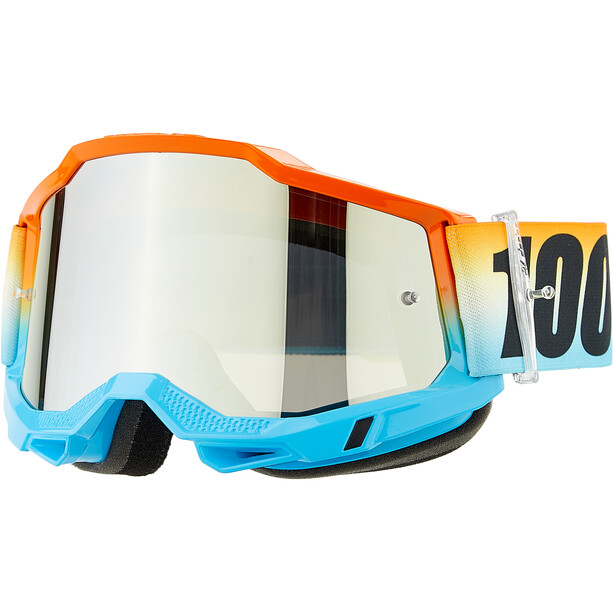 100% Accuri 2 Verspiegelte Goggles blau/orange