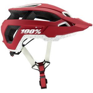 100% Altec Helmet with Fidlock deep red