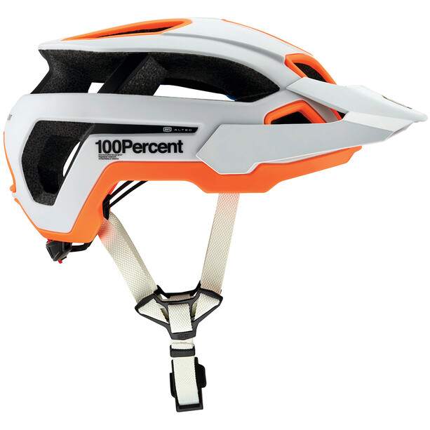100% Altec Helm mit Fidlock grau/orange