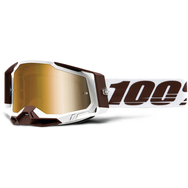 100% Racecraft 2 Verspiegelte Goggles weiß