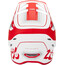 100% Status Helmet topenga red/white
