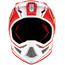 100% Status Helmet Youth topenga red/white