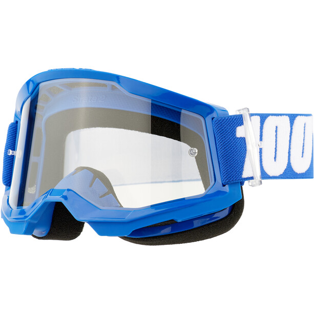 100% Strata 2 Gafas Transparentes, azul